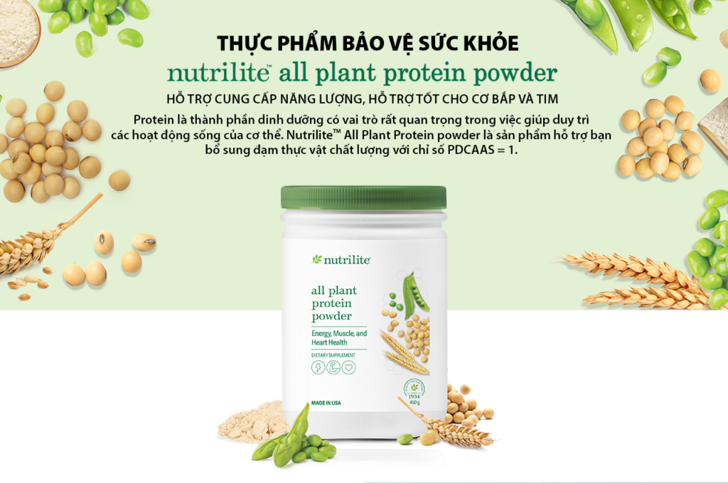 Nutrilite All Plant Protein Powder amway bổ sung đạm cho cơ thể – NPP ...